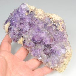 Fluorite & barytine - Berbès, Asturies, Espagne