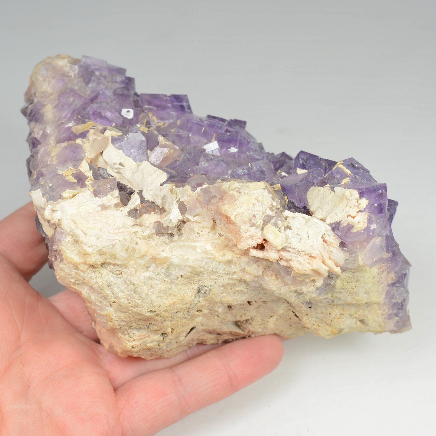 Fluorite & barytine - Berbès, Asturies, Espagne
