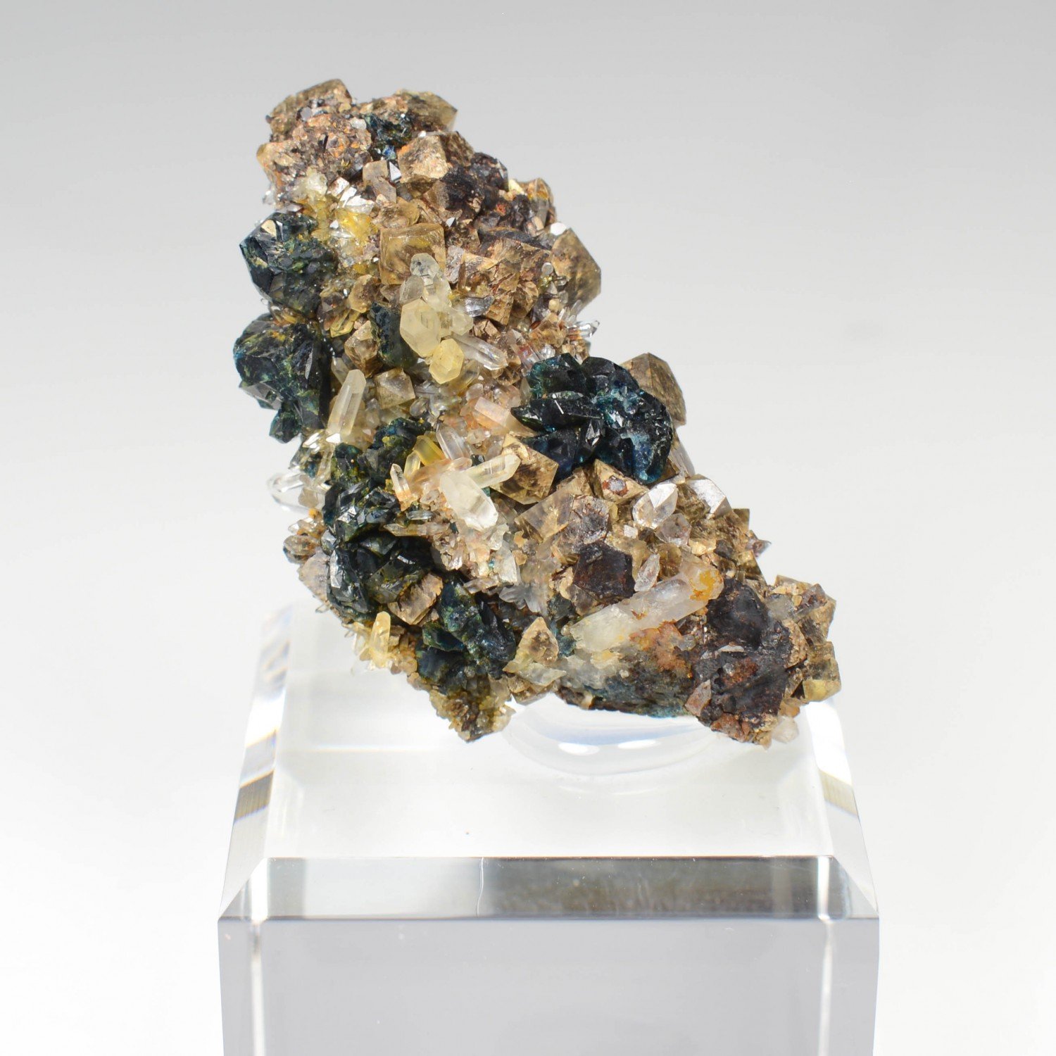 Lazulite, sidérite et quartz - Rapid Creek, Yukon, Canada