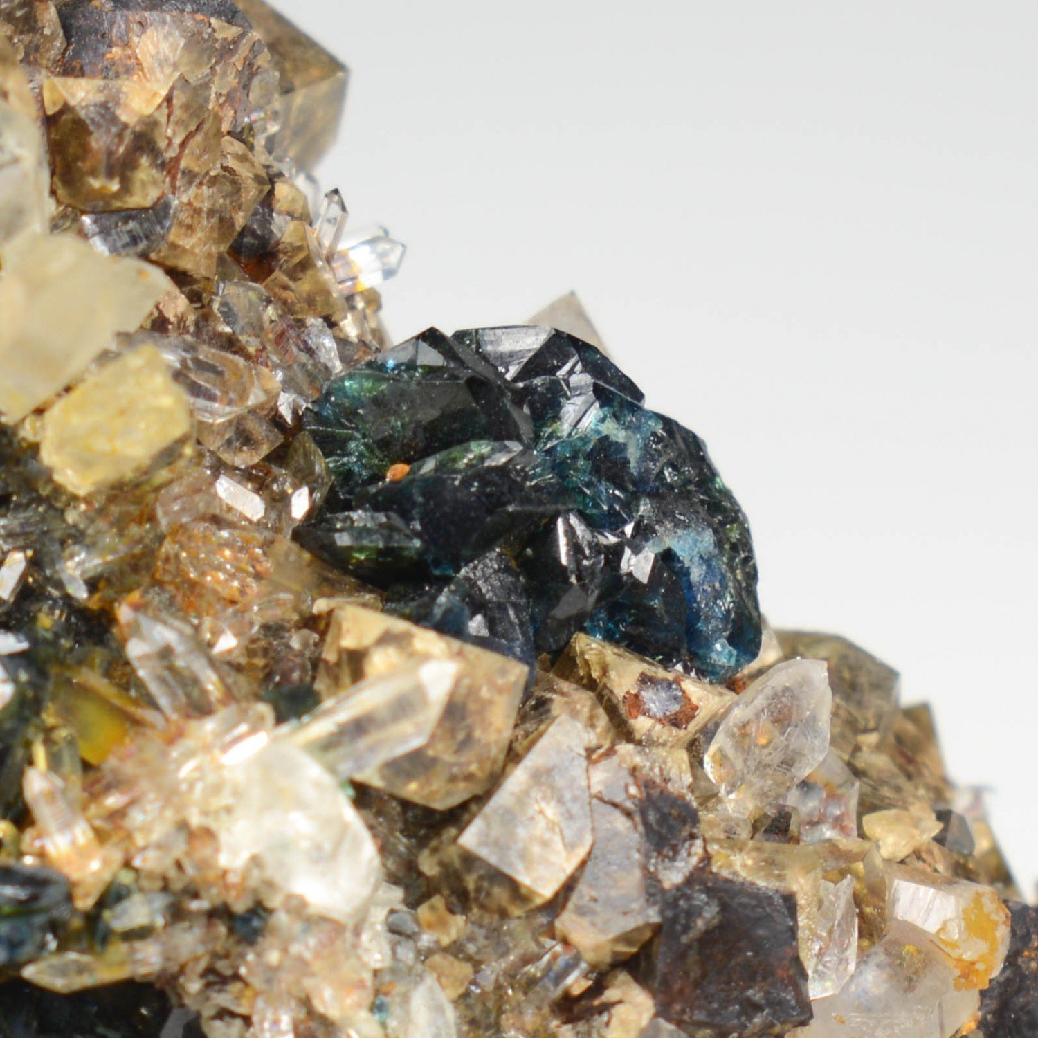 Lazulite, sidérite et quartz - Rapid Creek, Yukon, Canada