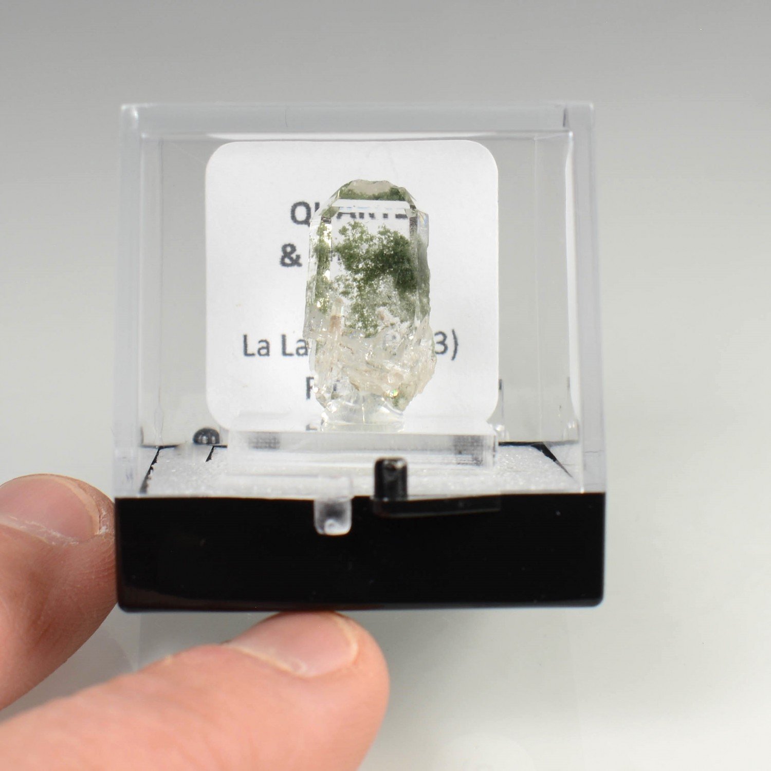 Quartz et chlorite - La Lauzière, Savoie, France