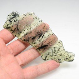 Prehnite et actinolite - Région de Kayes, Mali