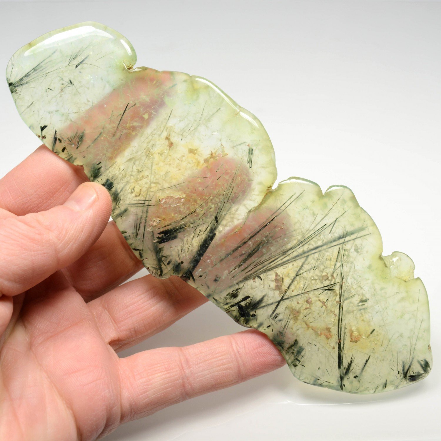 Prehnite and actinolite - Kayes region, Mali