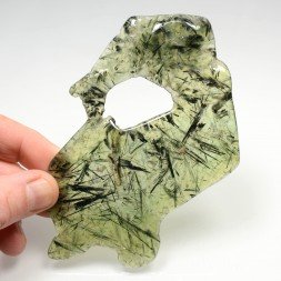 Prehnite et actinolite - Région de Kayes, Mali