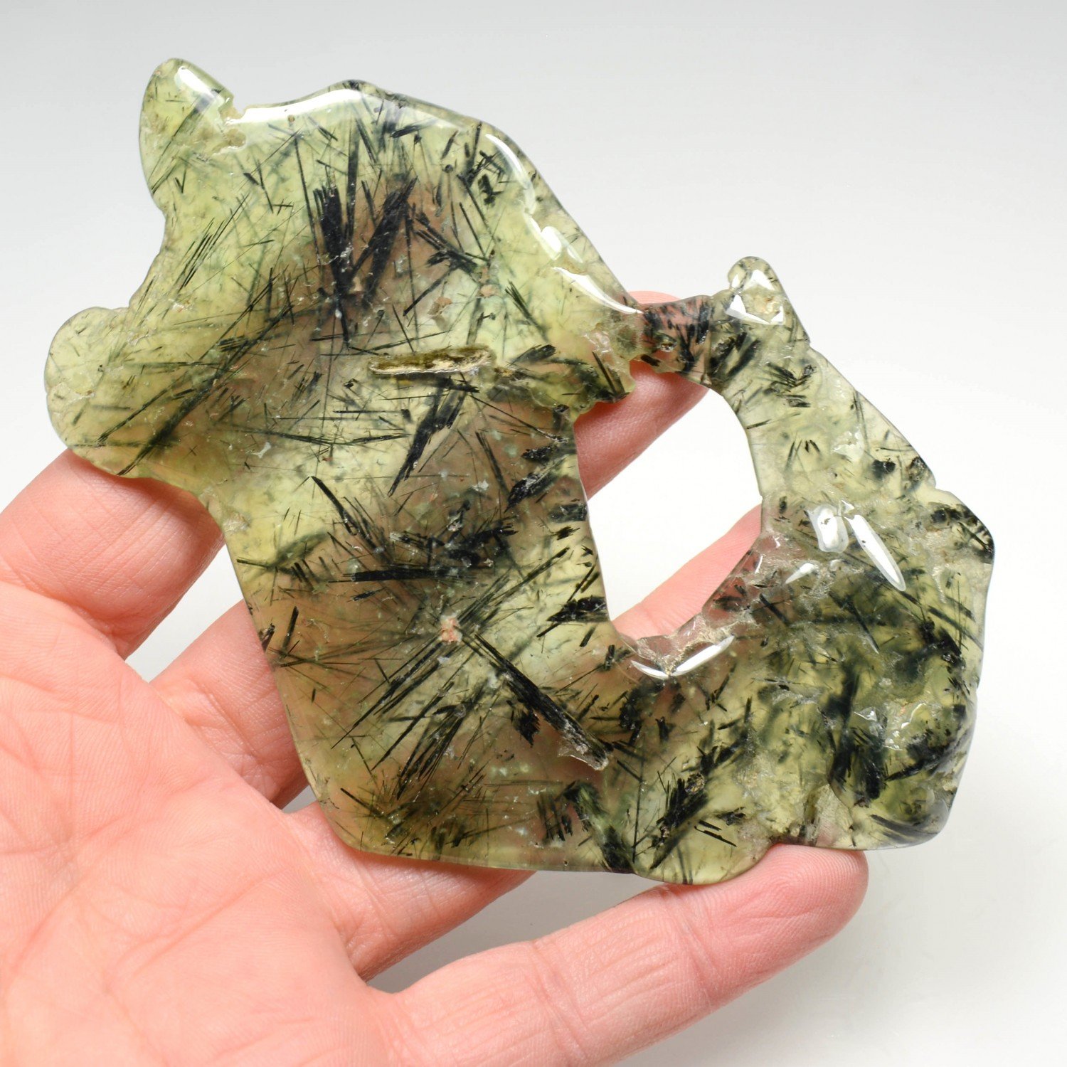 Prehnite and actinolite - Kayes region, Mali
