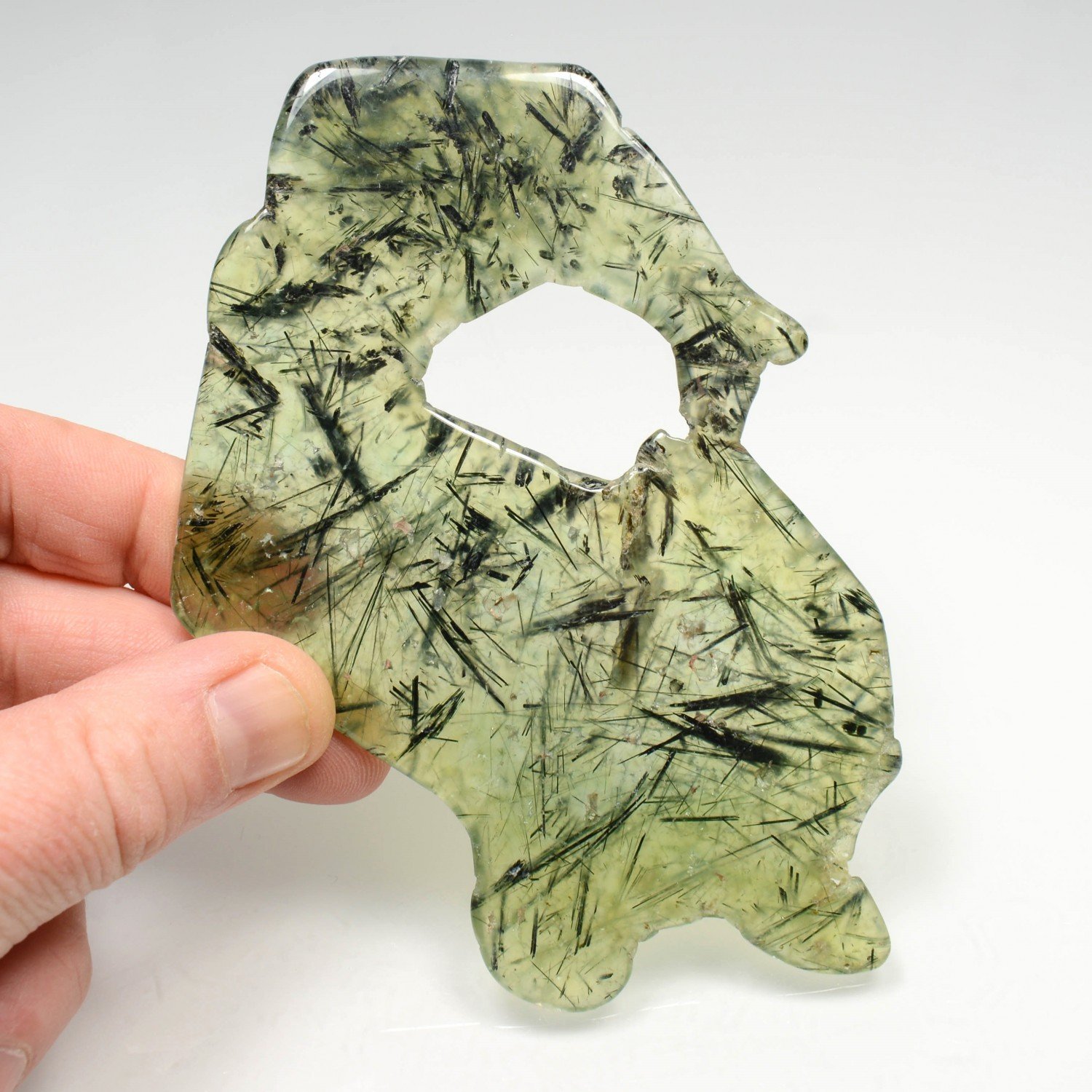 Prehnite and actinolite - Kayes region, Mali