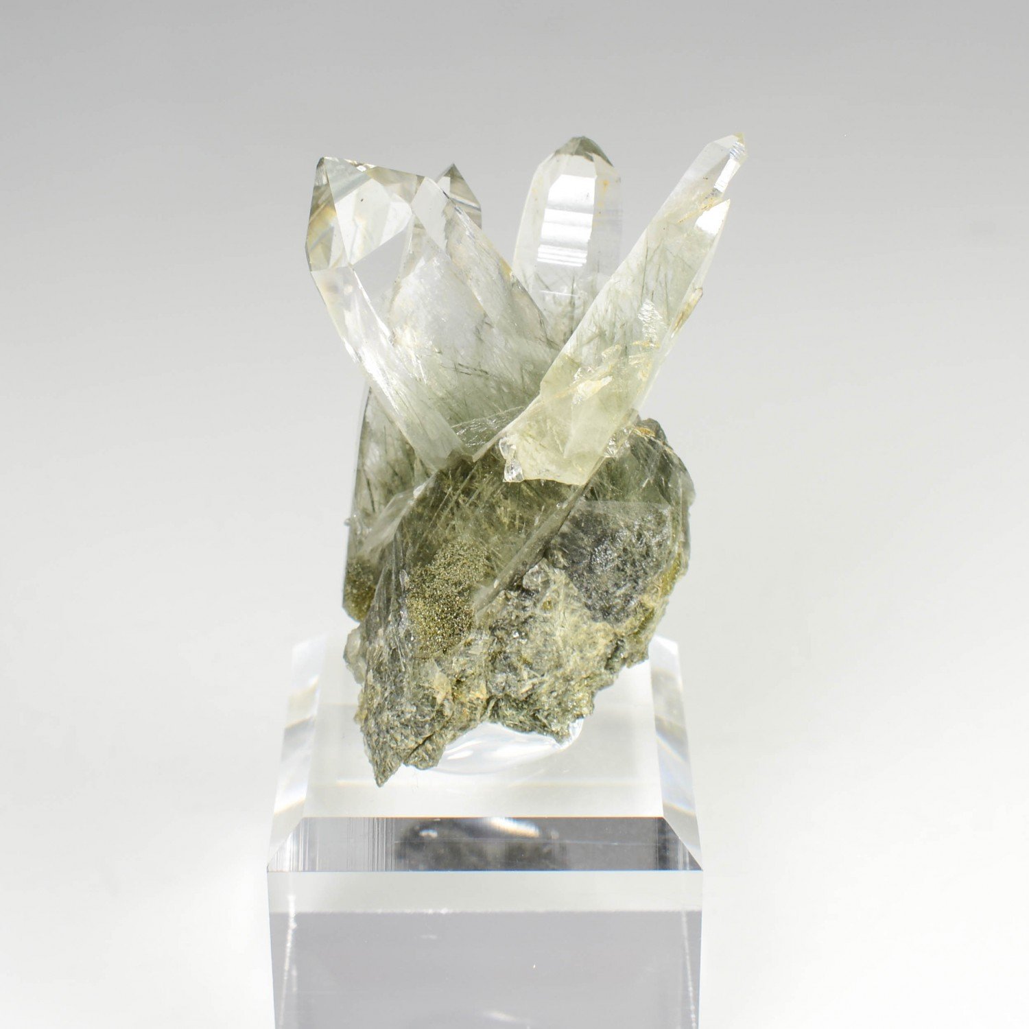 Quartz with inclusions - Ganesh Himal, Nepal