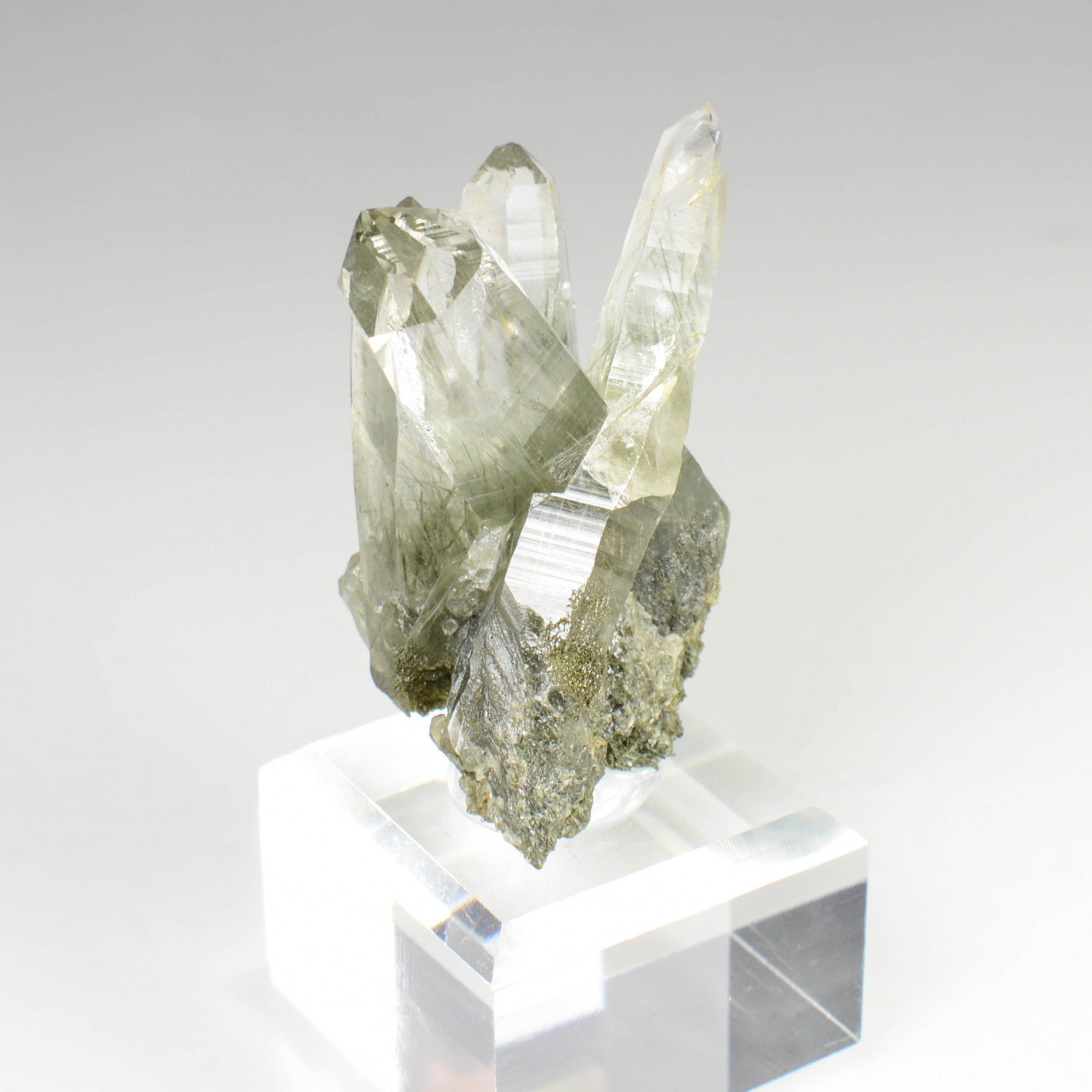 Quartz à inclusions - Ganesh Himal, Népal