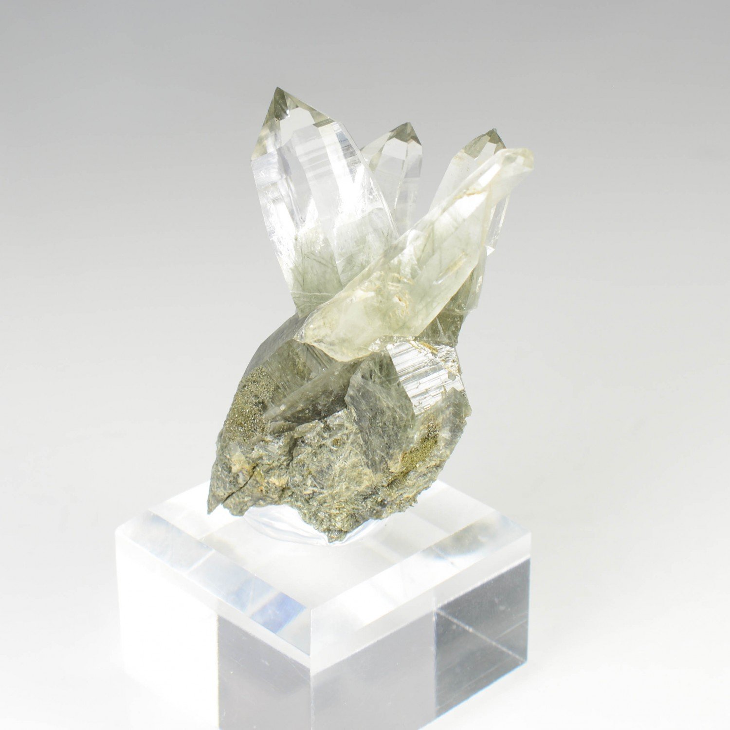 Quartz with inclusions - Ganesh Himal, Nepal