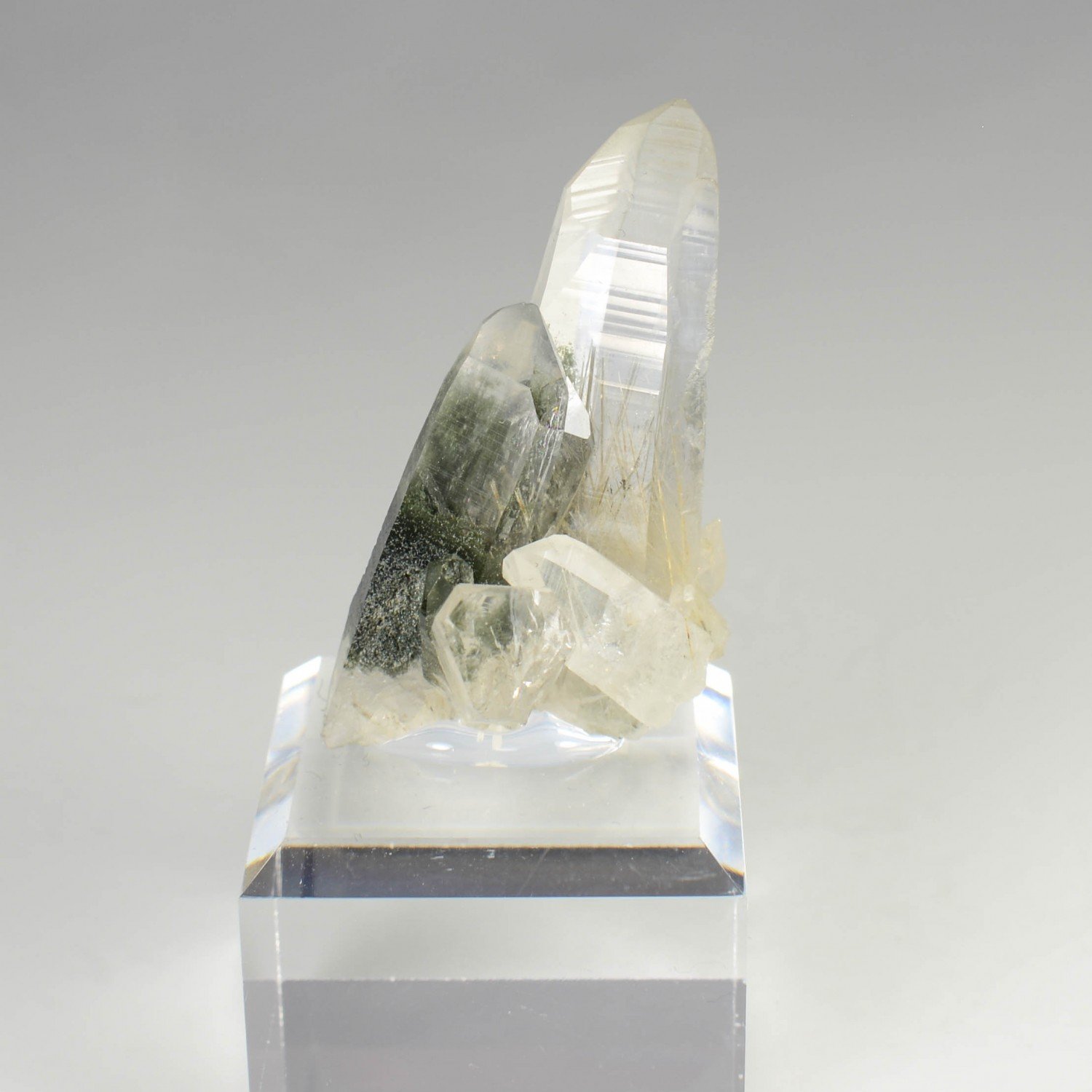 Quartz with inclusions - Ganesh Himal, Nepal