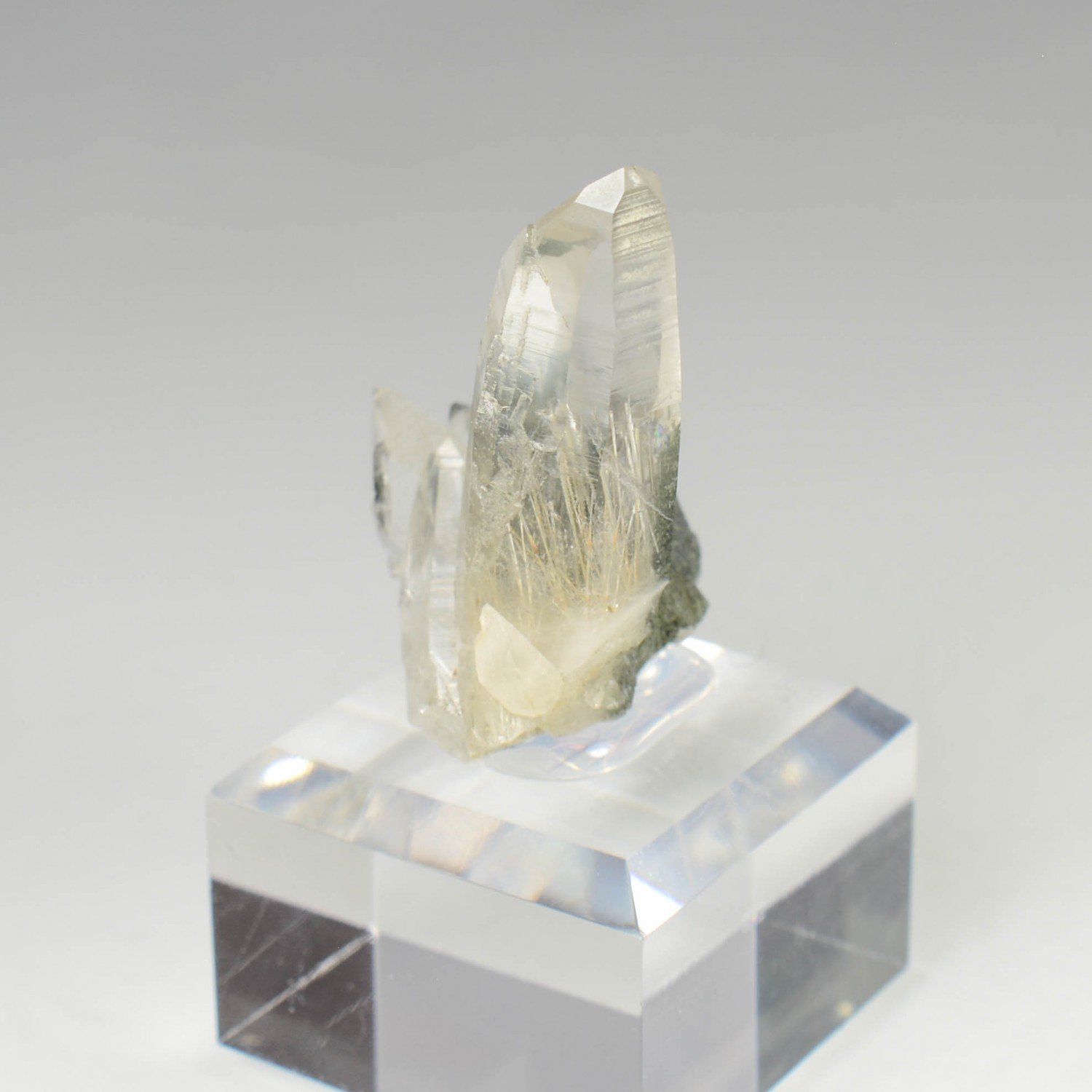 Quartz with inclusions - Ganesh Himal, Nepal