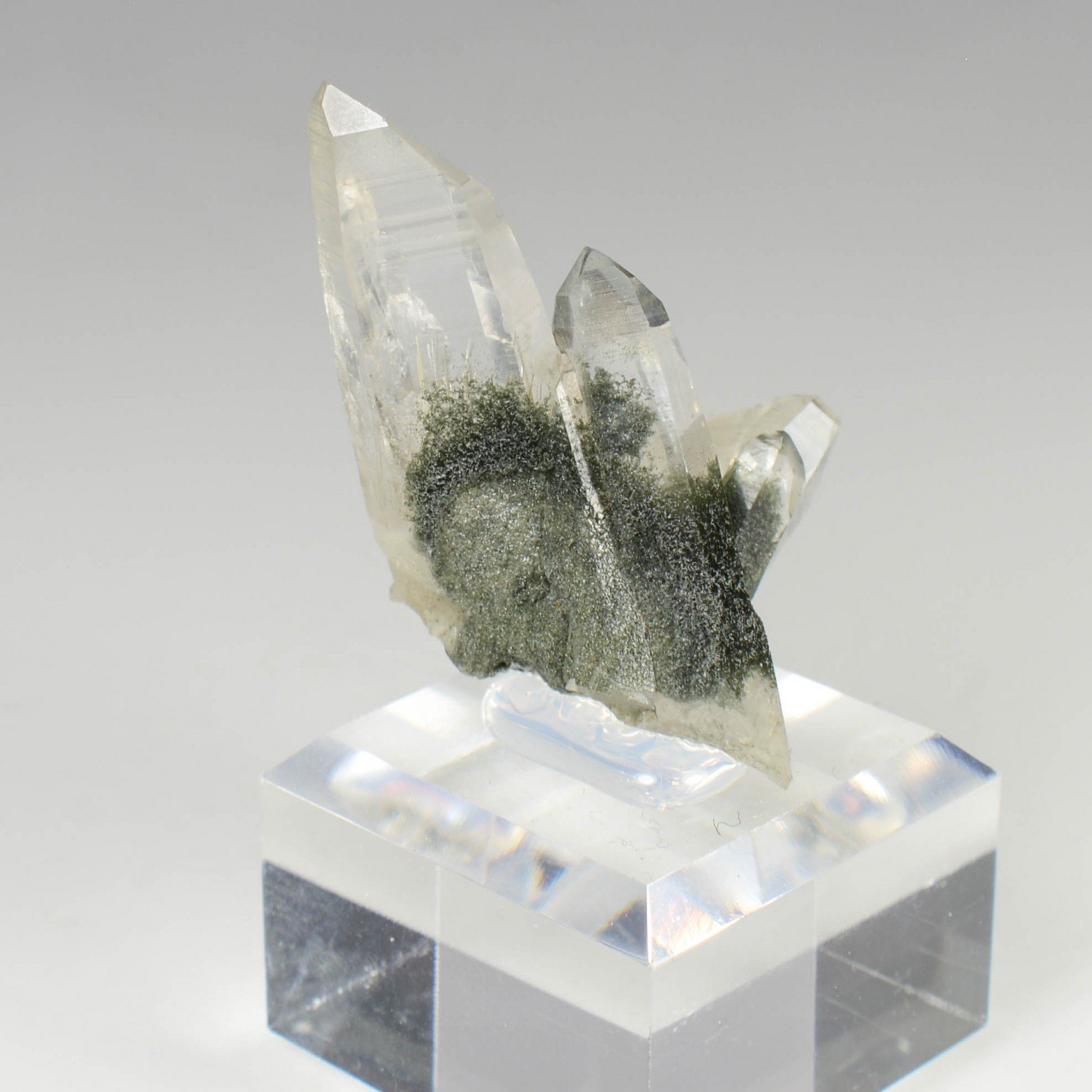 Quartz with inclusions - Ganesh Himal, Nepal