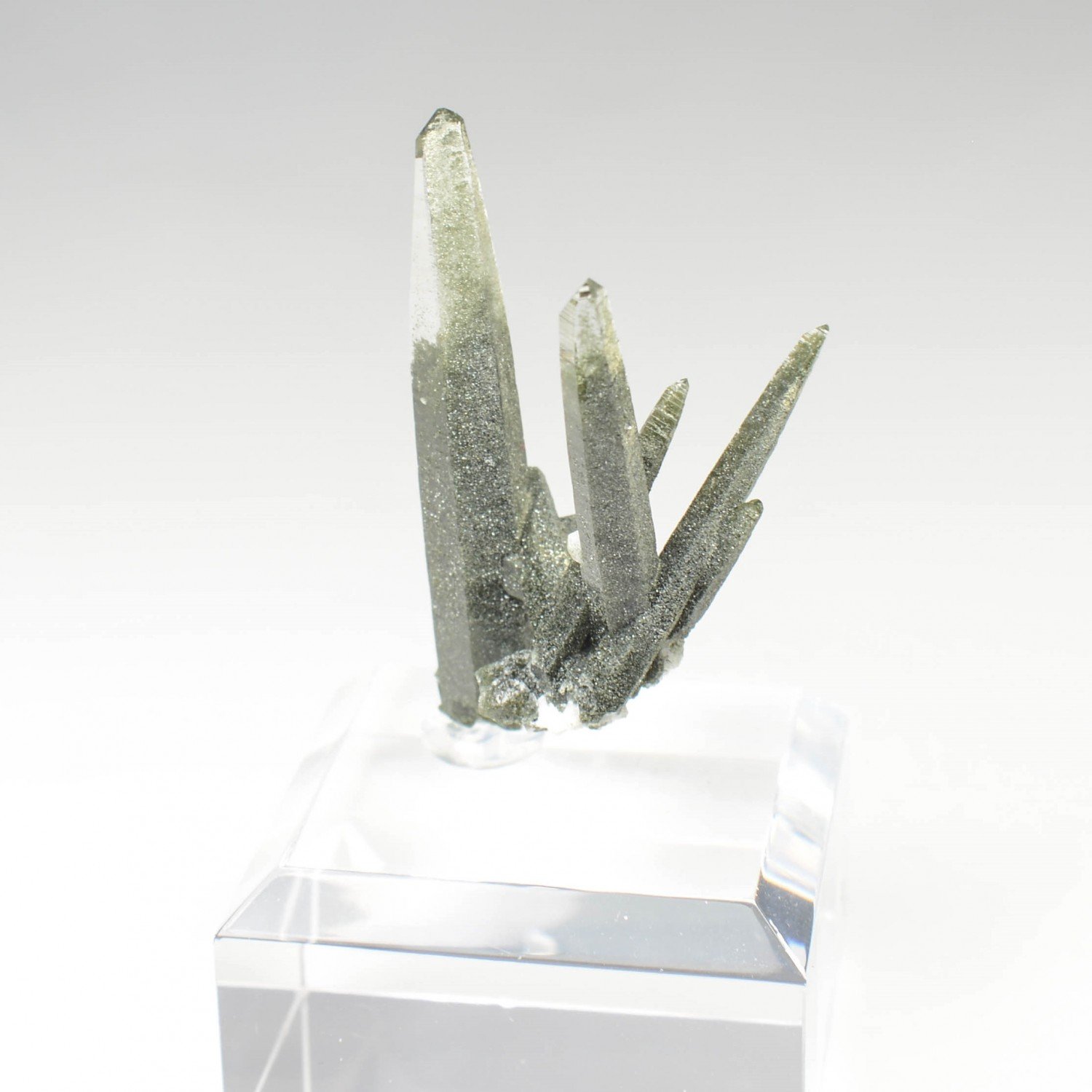 Quartz chloriteux - Ganesh Himal, Népal Quartz chloriteux - Ganesh Himal, Népal