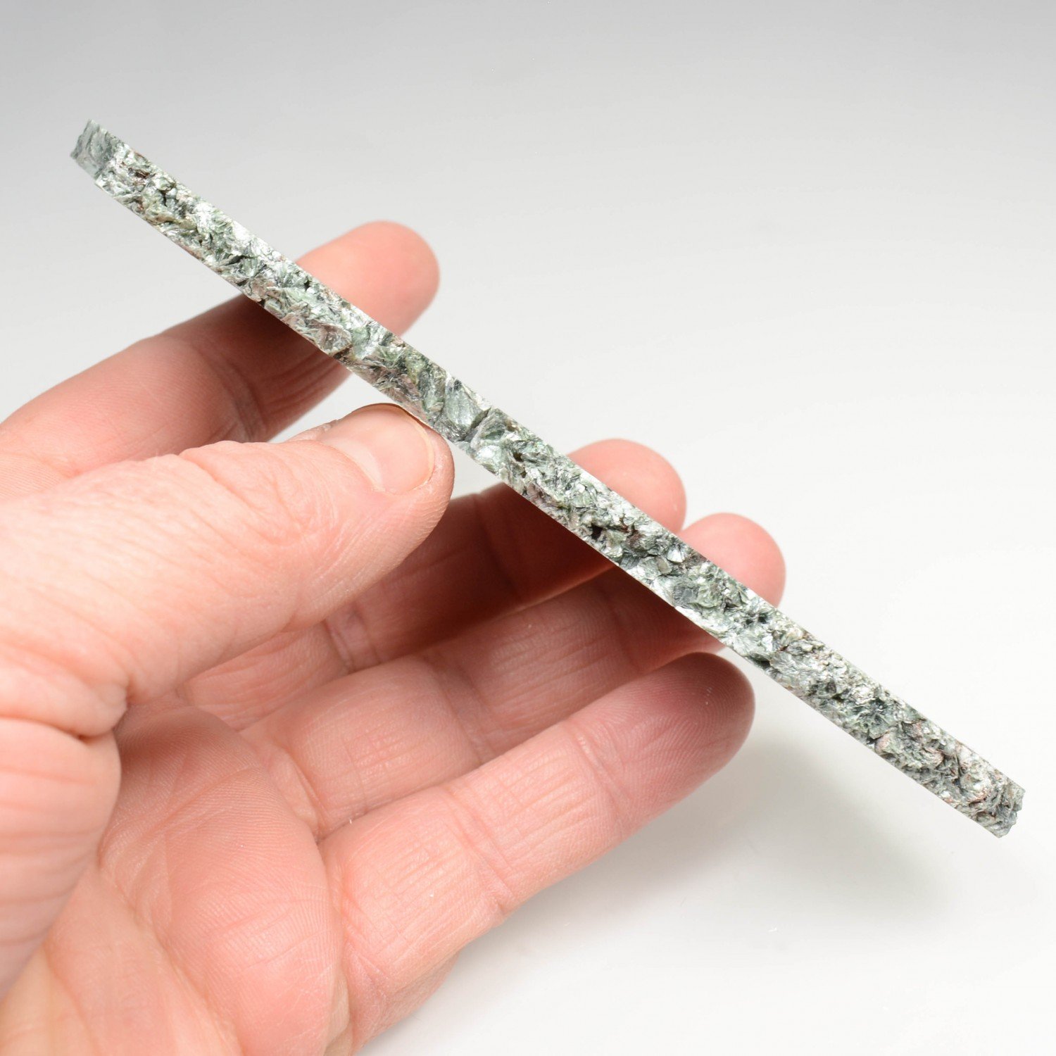 Séraphinite - Mine Korshunovskoye, Sibérie, Russie