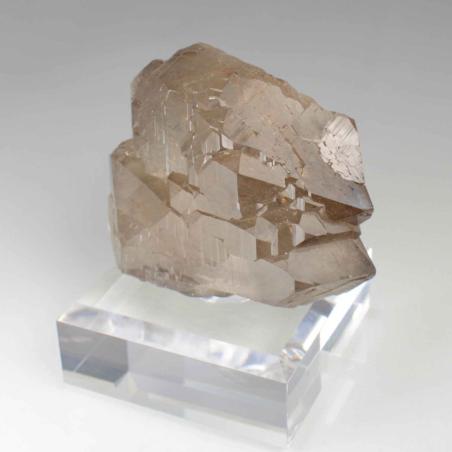 Smoky quartz gwindel - Argentière Basin, Mont Blanc, France