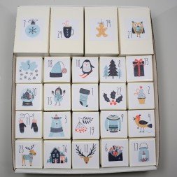 Advent Calendar - 24 minerals in Perky boxes