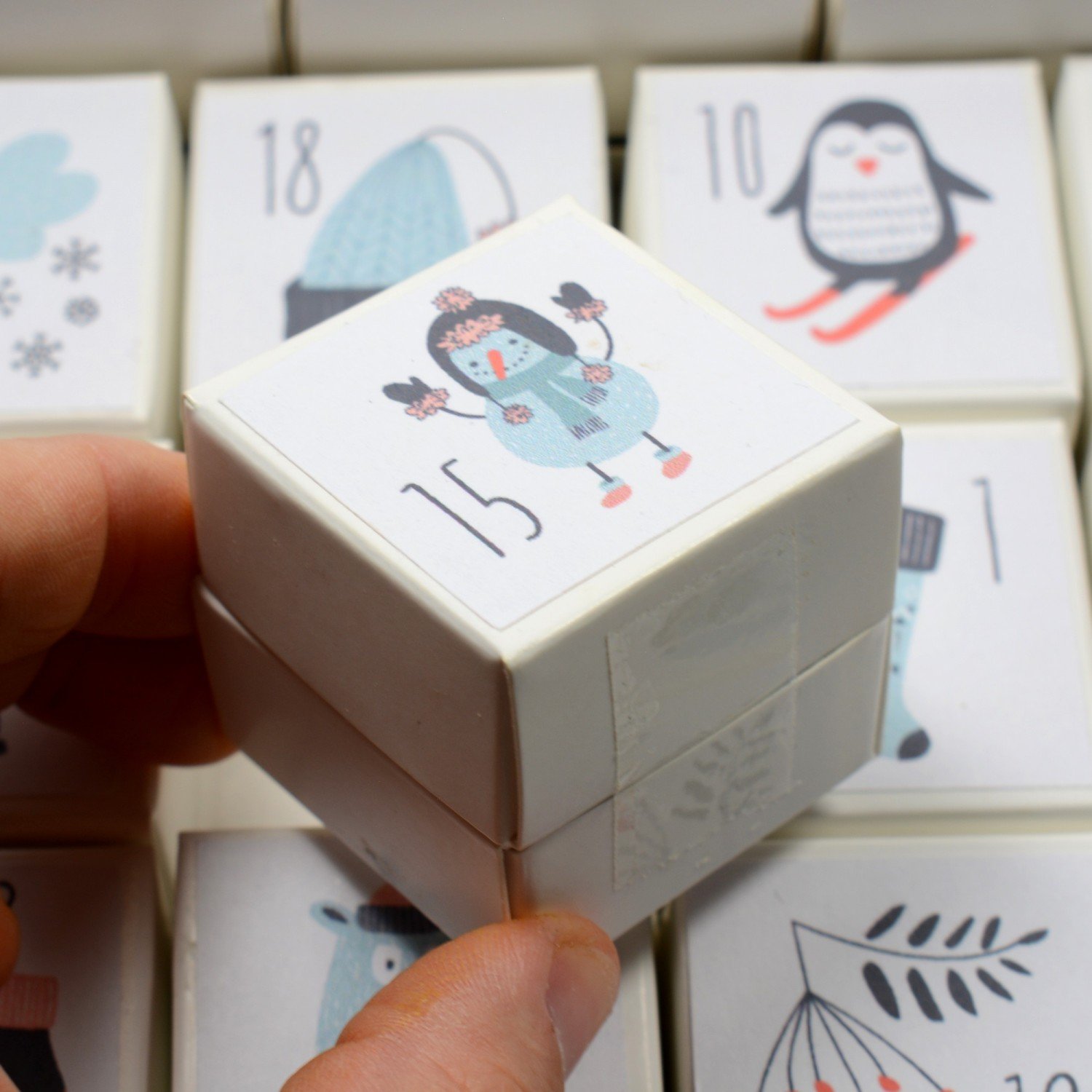 Advent Calendar - 24 minerals in Perky boxes