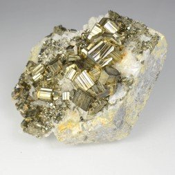 Pyrite and quartz - Kalimantan, Indonesia
