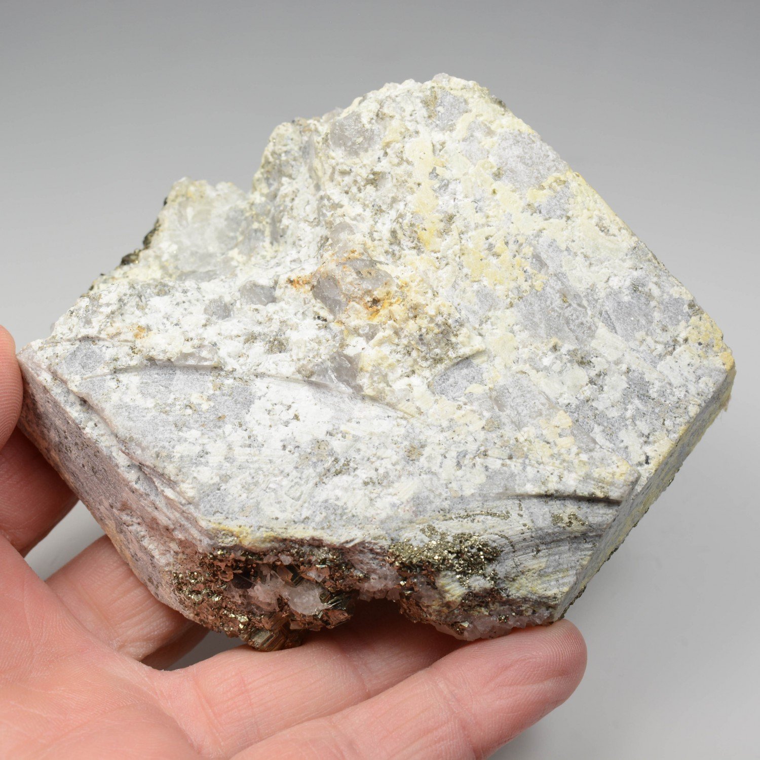 Pyrite and quartz - Kalimantan, Indonesia