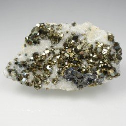 Pyrite, quartz et galène - Kalimantan, Indonésie