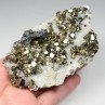 Pyrite, quartz and galena - Kalimantan, Indonesia