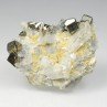Pyrite et quartz - Kalimantan, Indonésie Pyrite et quartz - Kalimantan, Indonésie