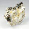 Pyrite et quartz - Kalimantan, Indonésie Pyrite et quartz - Kalimantan, Indonésie