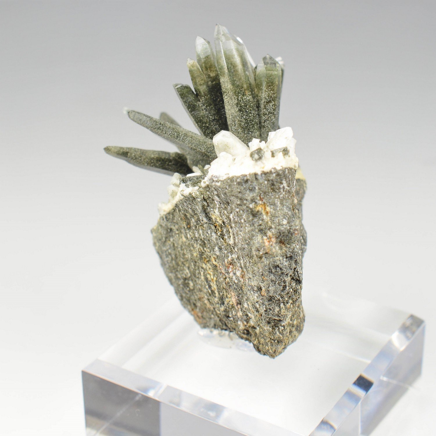Quartz chloriteux - Ganesh Himal, Népal Quartz chloriteux - Ganesh Himal, Népal