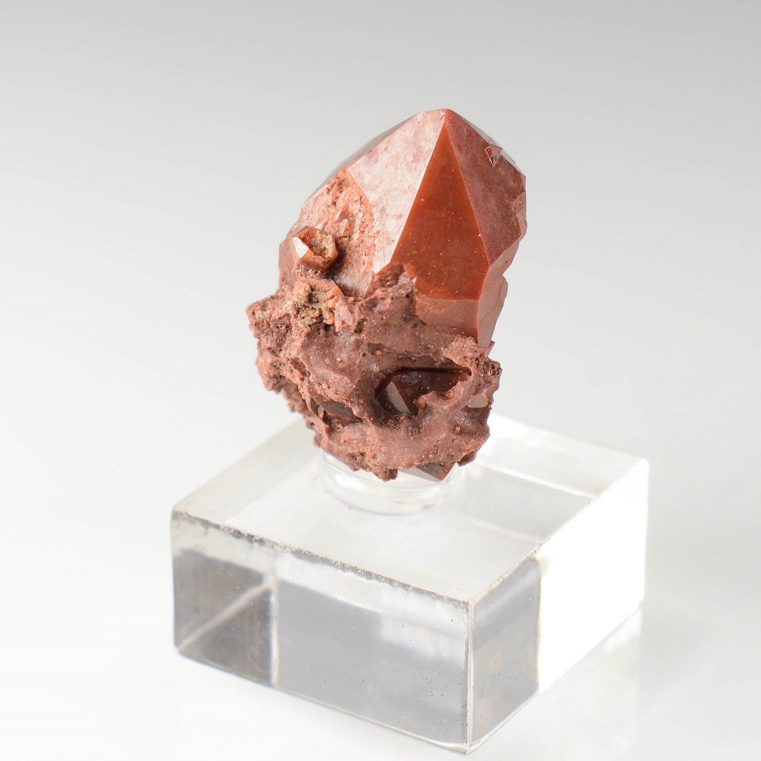 Quartz hématoïde - Chella, Valence, Espagne Quartz hématoïde - Chella, Valence, Espagne