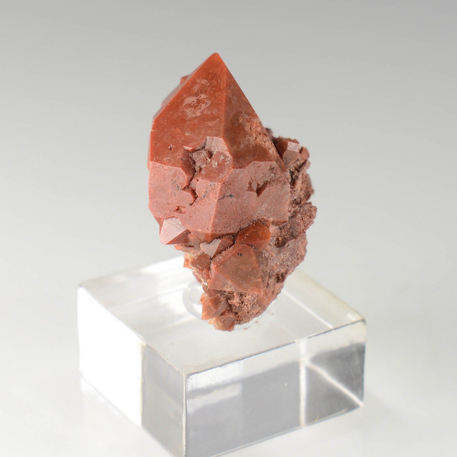 Quartz hématoïde - Chella, Valence, Espagne Quartz hématoïde - Chella, Valence, Espagne