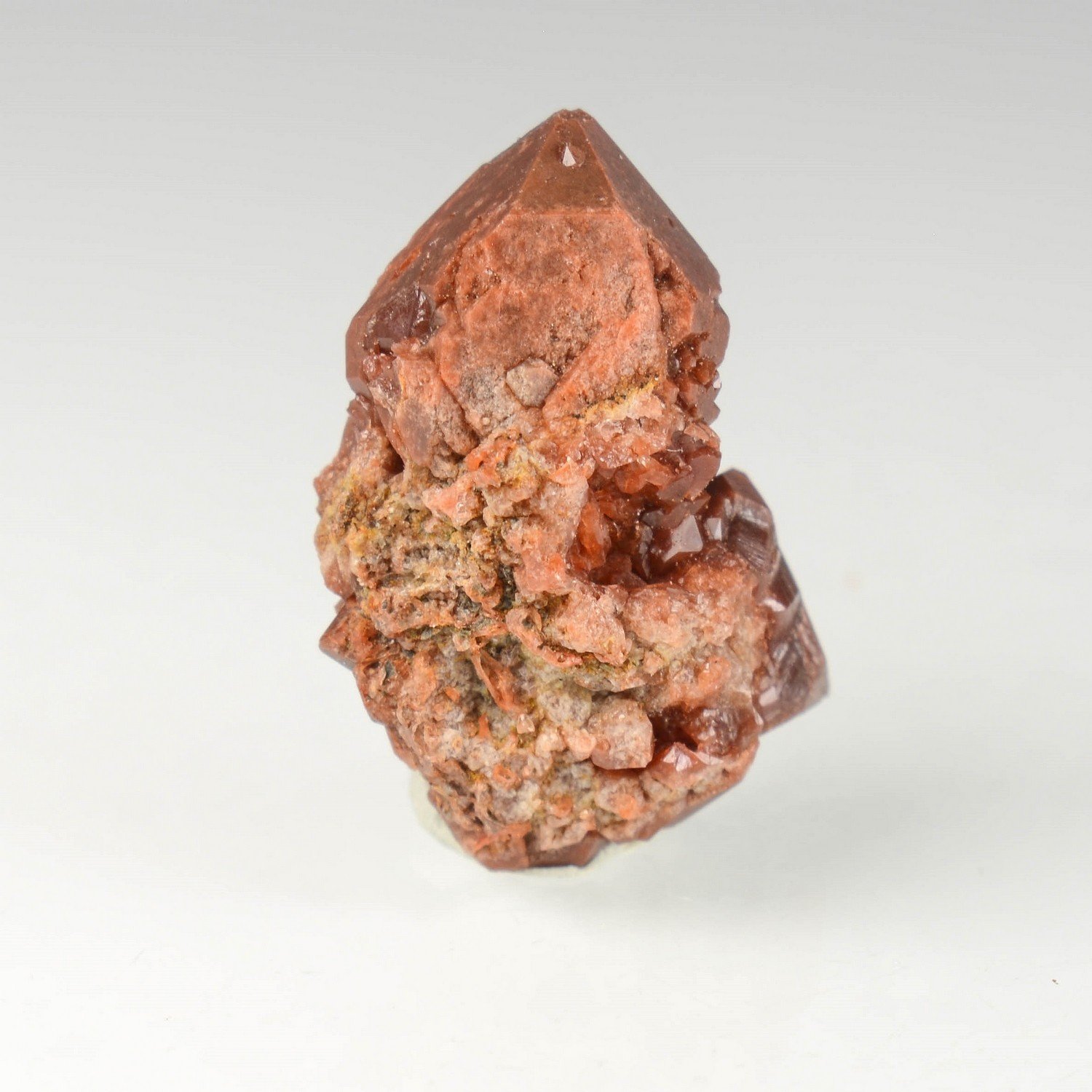 Quartz hématoïde - Chella, Valence, Espagne Quartz hématoïde - Chella, Valence, Espagne