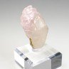 Rose quartz on smoky quartz - Galileia, Minas Gerais, Brazil