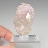 Rose quartz on smoky quartz - Galileia, Minas Gerais, Brazil