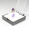 AMETHYST - cut stone and rough stone