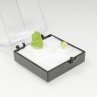 PERIDOT Duo - cut stone and crystallised stone