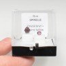 SPINEL Duo - cut stone and crystallised stone
