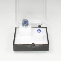 Duo SAPHIR - pierre taillée et pierre cristallisée