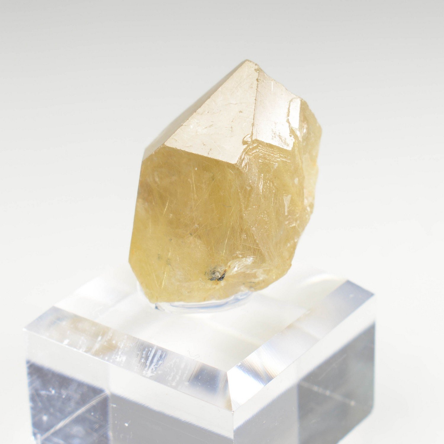 Quartz à inclusions de rutile - Novo Horizonte, Bahia, Brésil