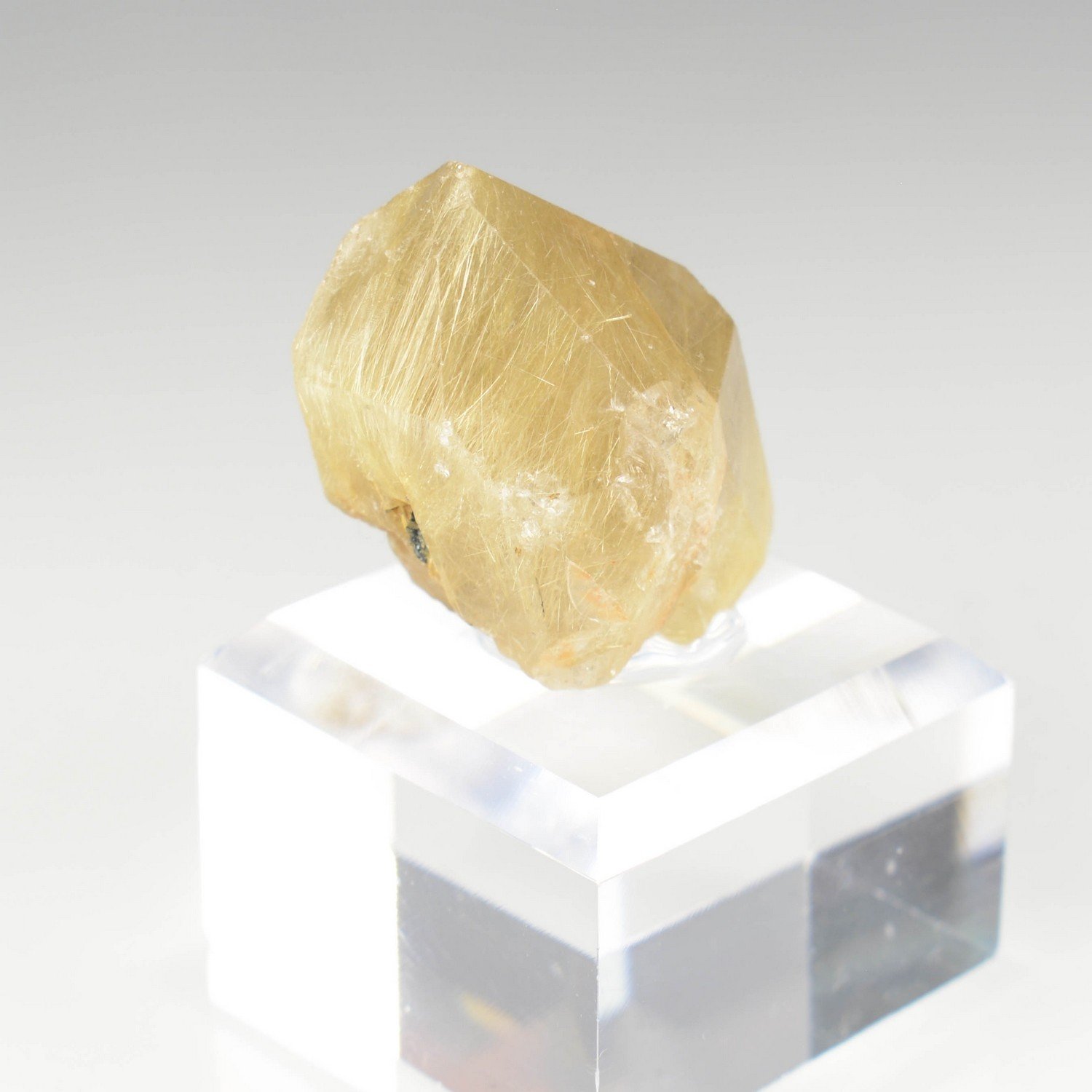Quartz à inclusions de rutile - Novo Horizonte, Bahia, Brésil