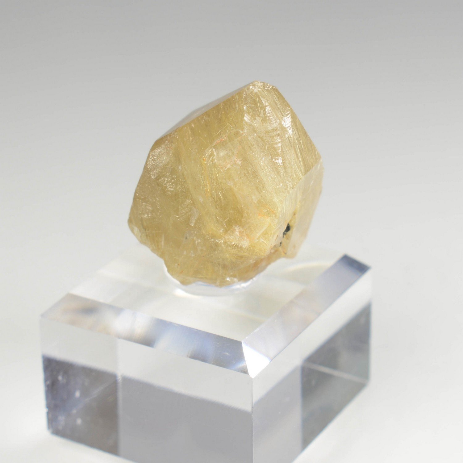 Quartz à inclusions de rutile - Novo Horizonte, Bahia, Brésil