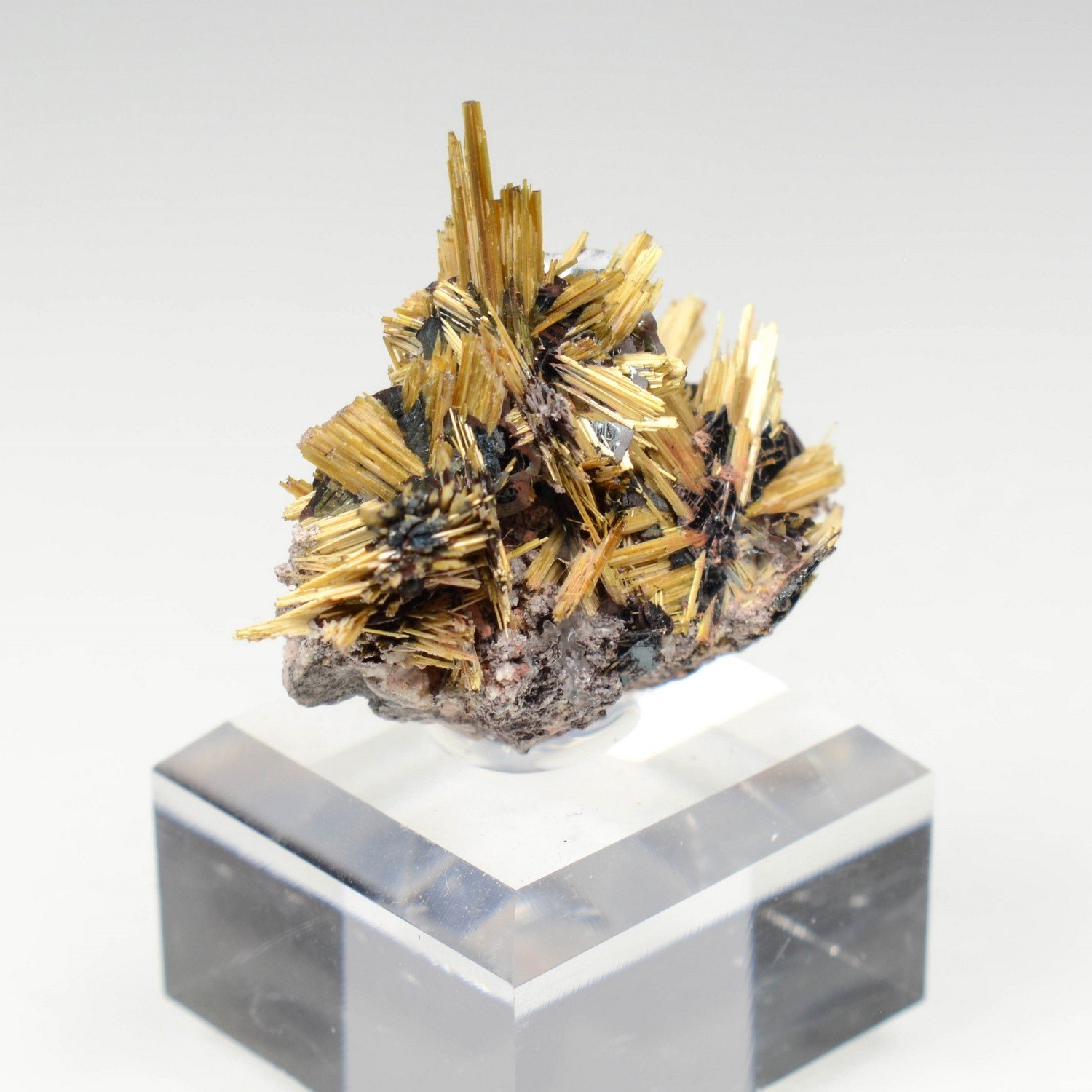 Rutile et hématite - Novo Horizonte, Bahia, Brésil