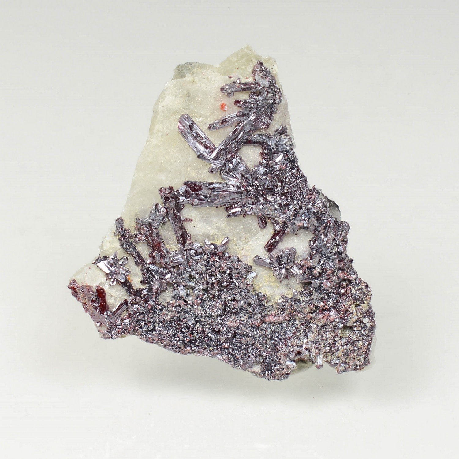 Proustite - Mine Bouismas, District minier de Bou-Azzer, Maroc Proustite - Mine Bouismas, District minier de Bou-Azzer, Maroc