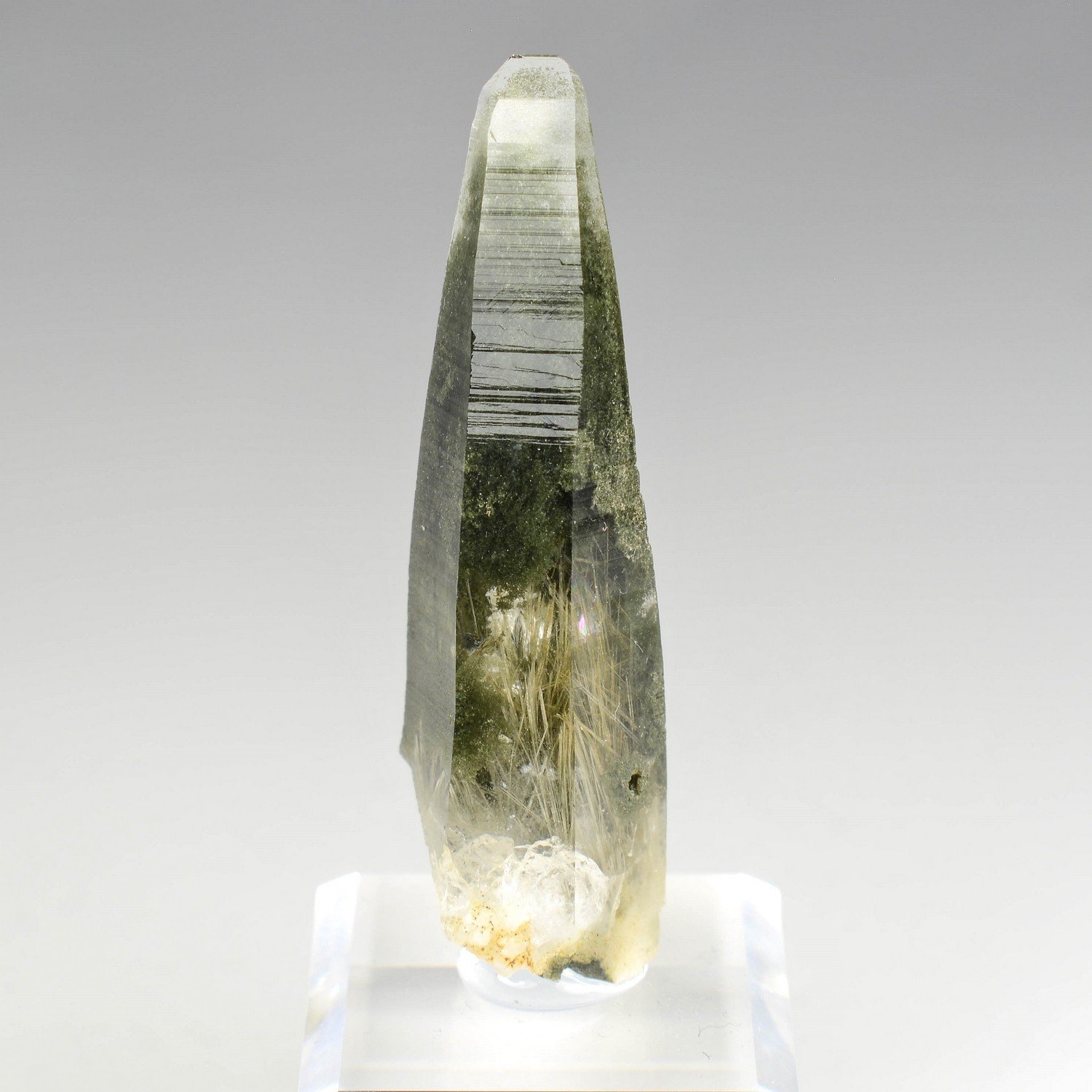 Quartz à inclusions - Ganesh Himal, Népal