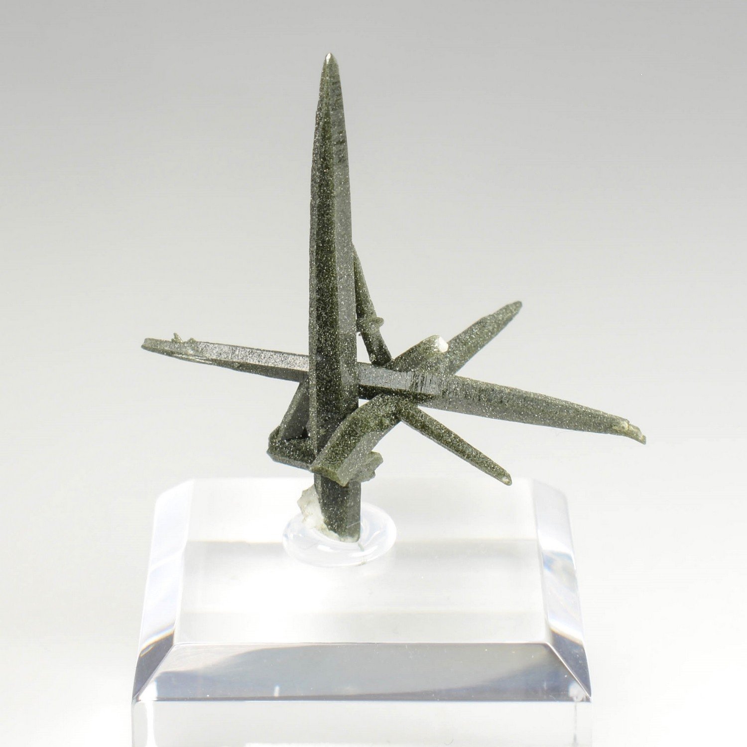 Quartz chloriteux - Ganesh Himal, Népal Quartz chloriteux - Ganesh Himal, Népal