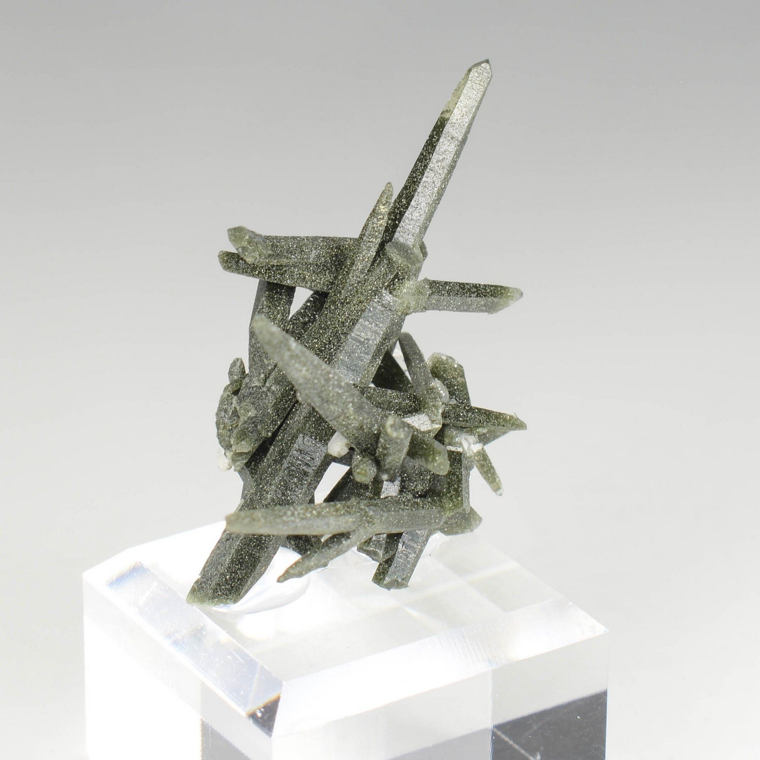 Quartz chloriteux - Ganesh Himal, Népal Quartz chloriteux - Ganesh Himal, Népal