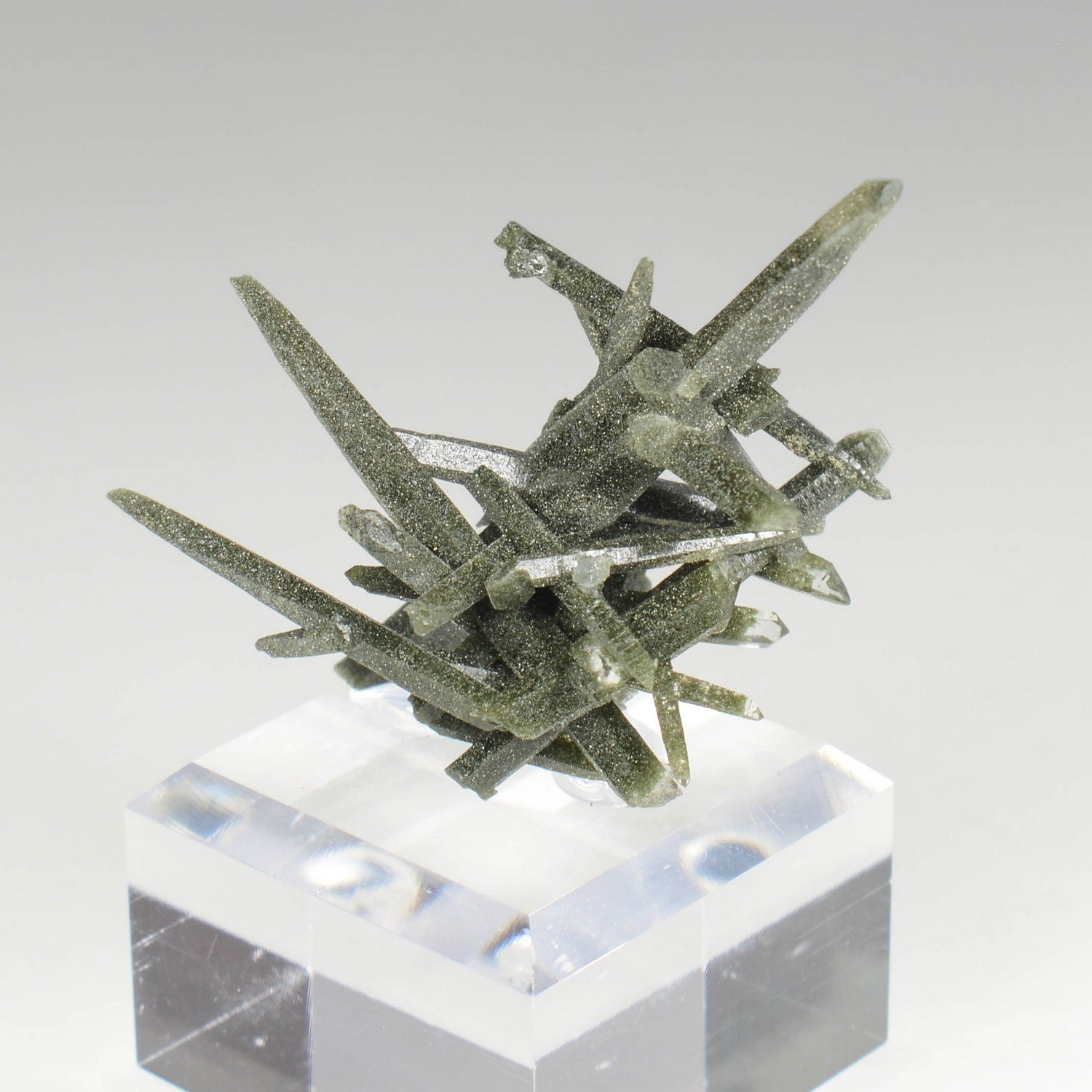 Quartz chloriteux - Ganesh Himal, Népal Quartz chloriteux - Ganesh Himal, Népal