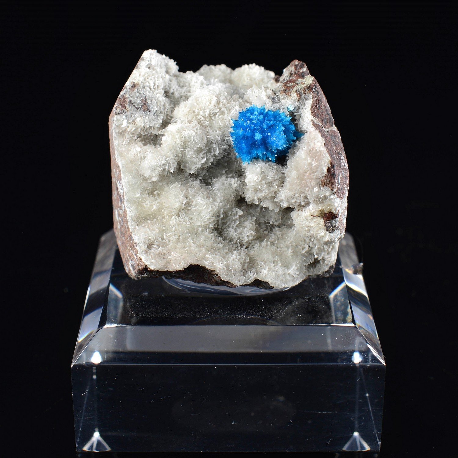 Cavansite - Carrières de Wagholi, Poona, Maharashtra, Inde Cavansite - Carrières de Wagholi, Poona, Maharashtra, Inde