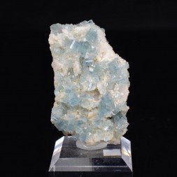 Blue apatite - Golconda Mine, Minas Gerais, Brazil