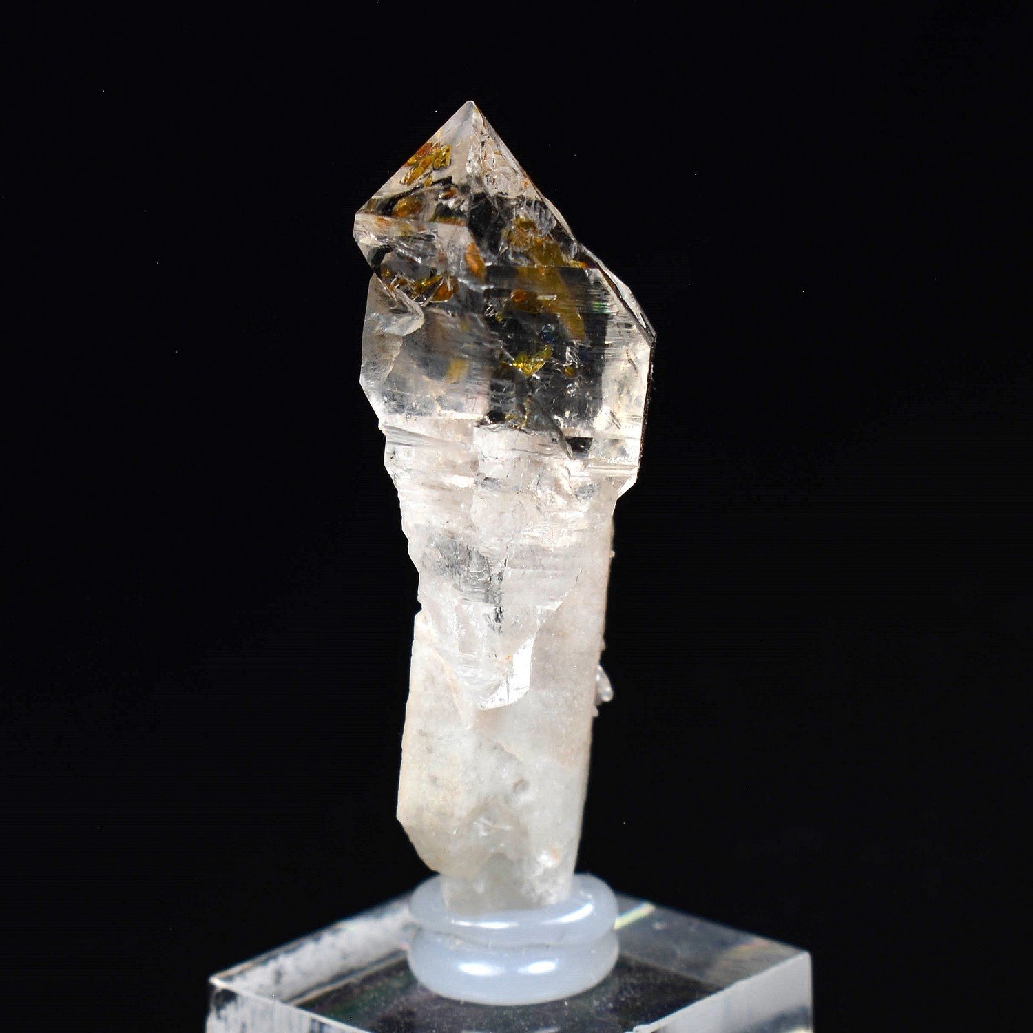 Quartz luciole à inclusions de pétrole - Madirobe, Madagascar