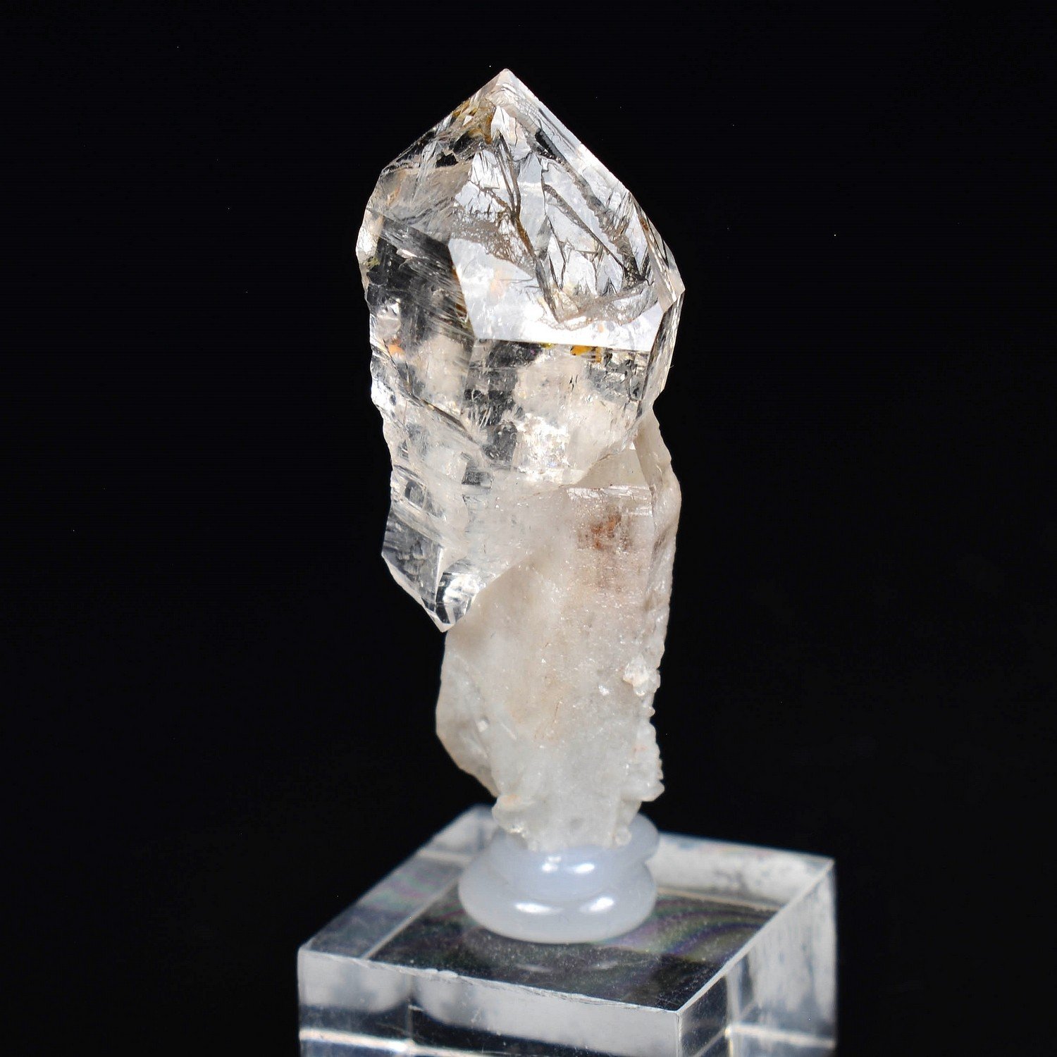 Quartz luciole à inclusions de pétrole - Madirobe, Madagascar